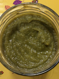 Una foto de Puré verde que te quiero verde