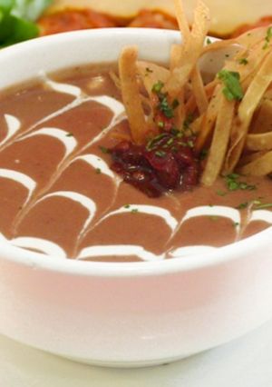 Una foto de Sopa de frijol