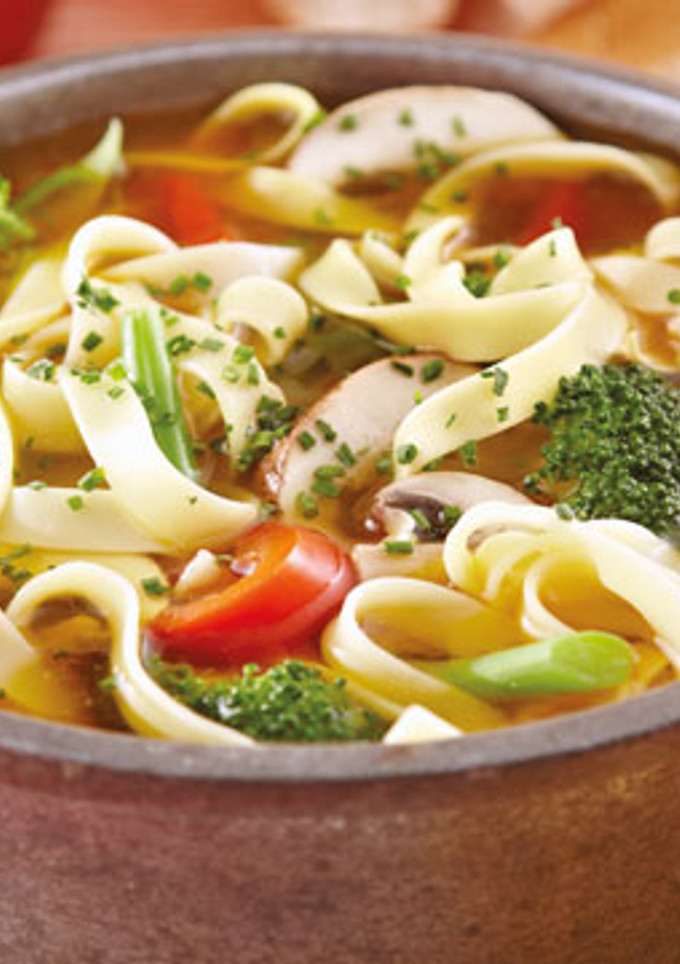 Una foto de Sopa de tallarines