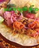 Pollo en achiote