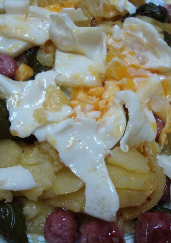 Una foto de Huevos estrellados estilo Lucio