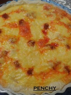 Una foto de Quiché de sobrasada mallorquina