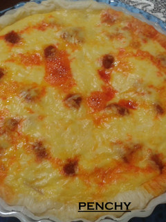 Una foto de Quiché de sobrasada mallorquina
