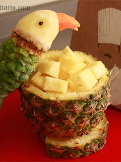 Foto principal de Como hacer un loro con una piña CU