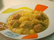 A picture of potato meat ball