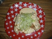 Una foto de salsa para torta