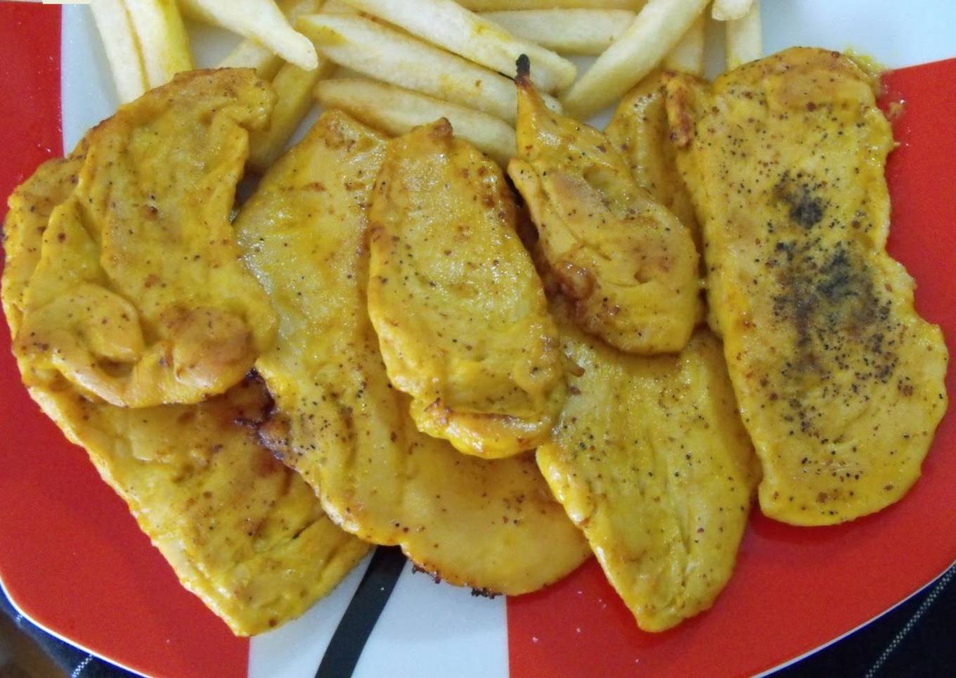 Pechugas a la mostaza