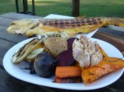 Una foto de calabaza y zucchini