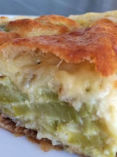 Una foto de Quiche de calabacín