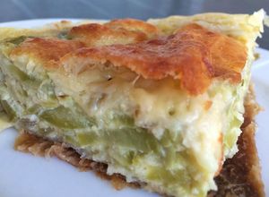 Una foto de Quiche de calabacín