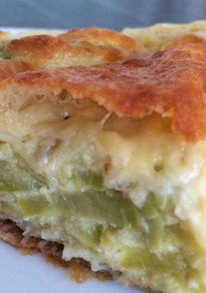 Una foto de Quiche de calabacín