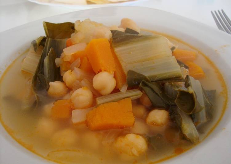 Potaje de vigilia de garbanzos
