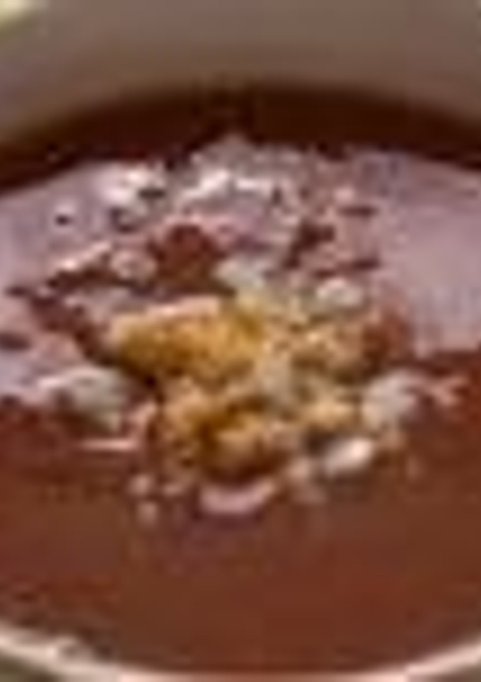 Una foto de Sopa de frijoles colombianos