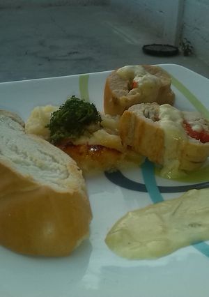 Una foto de Rollos de pollo