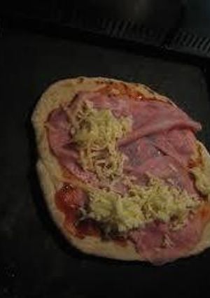 Una foto de Pizza a la plancha