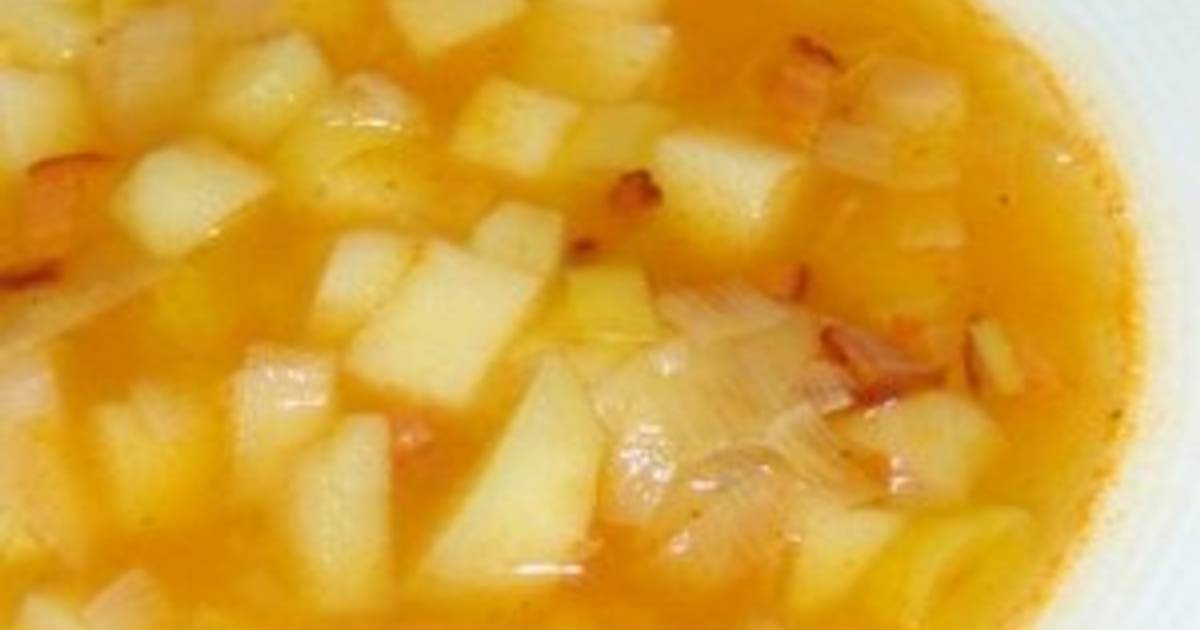 Sopa de papas con tocino Receta de Jessi Jane Cookpad