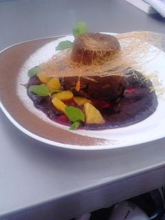 Una foto de Coulant au chocolat