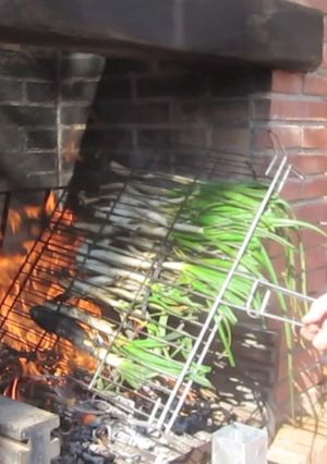 Una foto de Calçots: cómo hacer una calçotada en casa