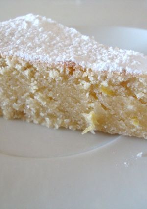 Una foto de Tarta de Santiago casera