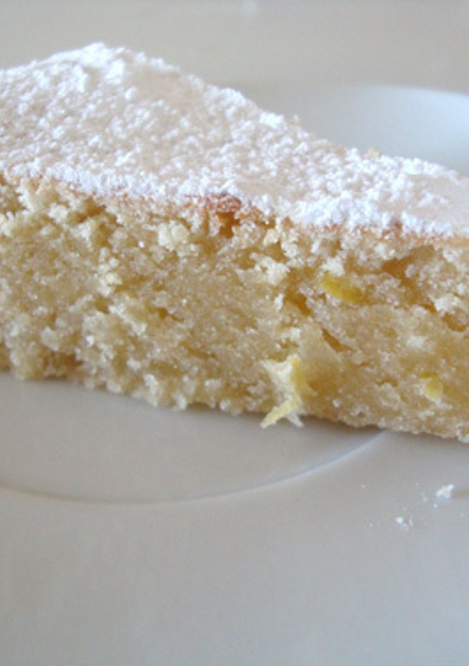 Una foto de Tarta de Santiago casera