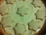 Crostata con crema pastelera y mermelada
