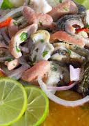 Una foto de Ceviche de pejerrey
