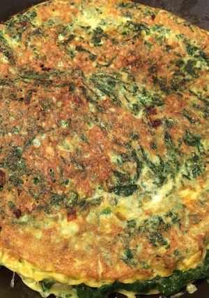 Una foto de Tortilla de acelgas