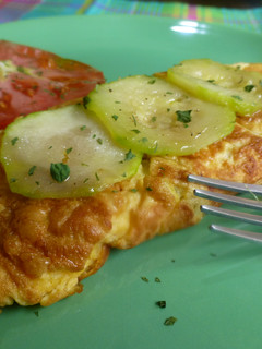 Una foto de Tortilla francesa de calabacín
