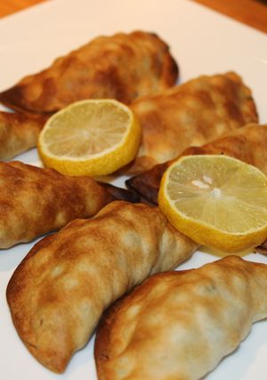 Una foto de Empanadillas árabes de guisantes