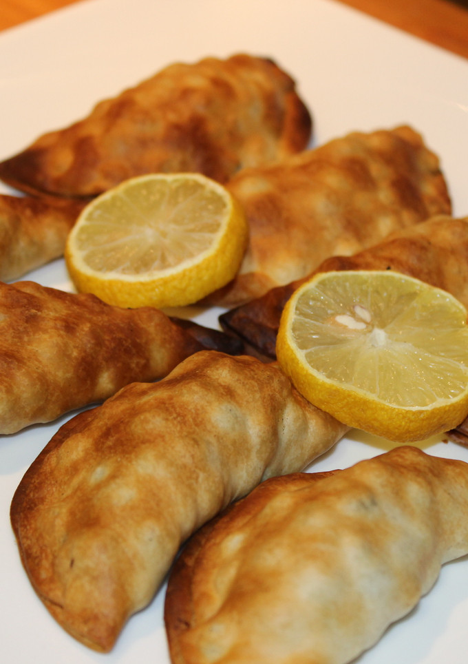 Una foto de Empanadillas árabes de guisantes