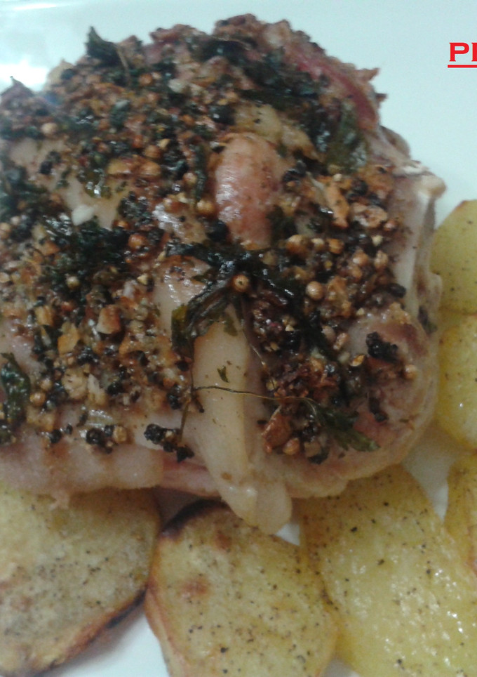 Una foto de Codillo en salmuera con costra picante
