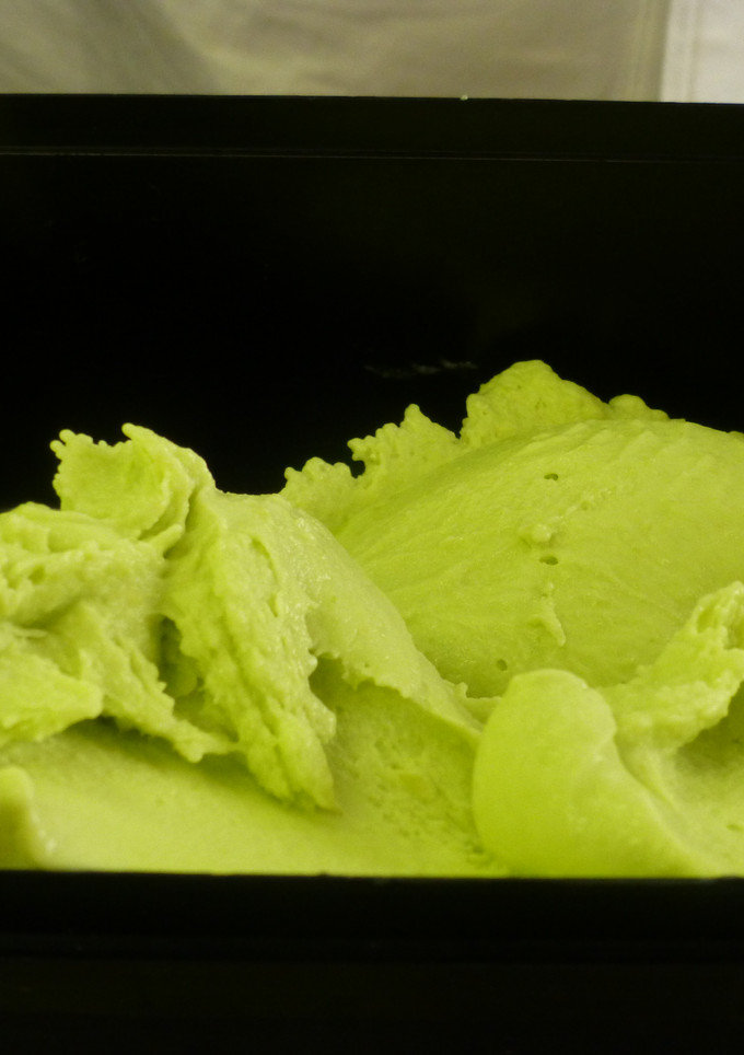 Una foto de Helado de aguacate
