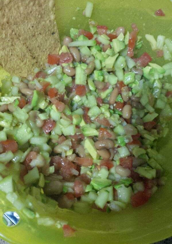 Una foto de Ceviche de frijol