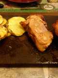 Arañita de chancho con papas al parrigas
