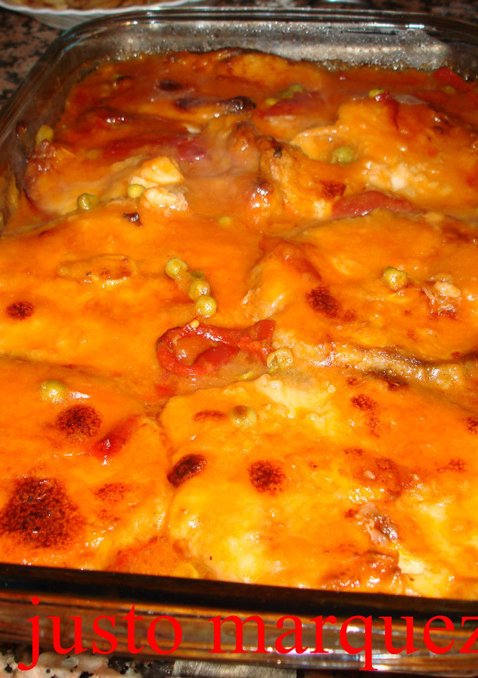 Una foto de Cazón al horno