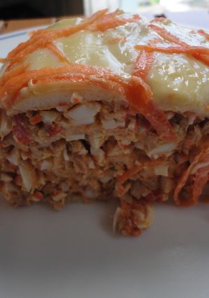 Una foto de Brazo de gitano con pan de molde