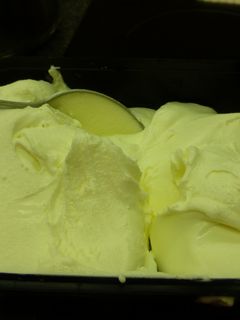 Una foto de Helado de queso casero