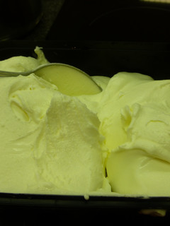Una foto de Helado de queso casero