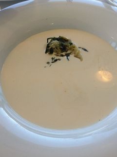 Una foto de Ajo Blanco Malagueño