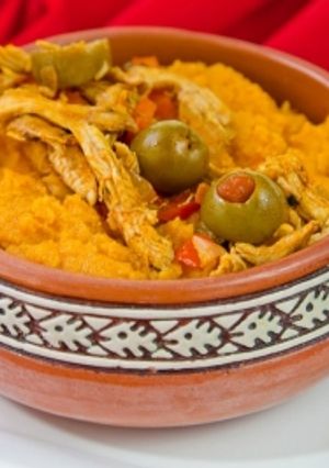 Una foto de Tamal de olla panameño casero