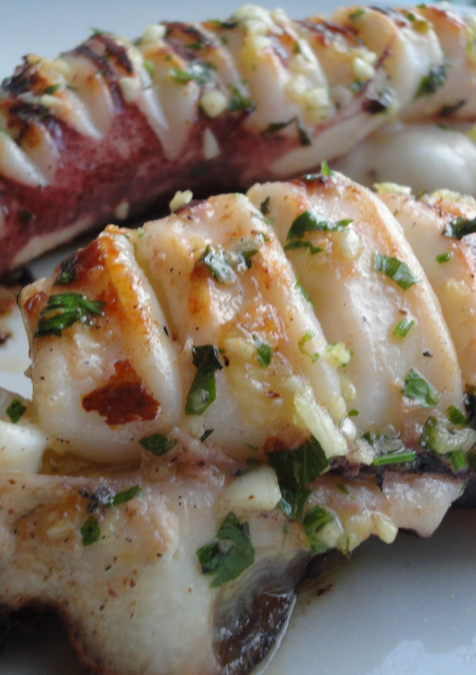 Una foto de Calamares con aliño mediterráneo