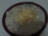 Crema de brócoli y queso tipo casero