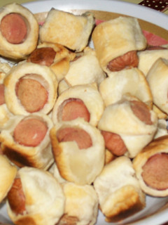 Una foto de Salchichas envueltas