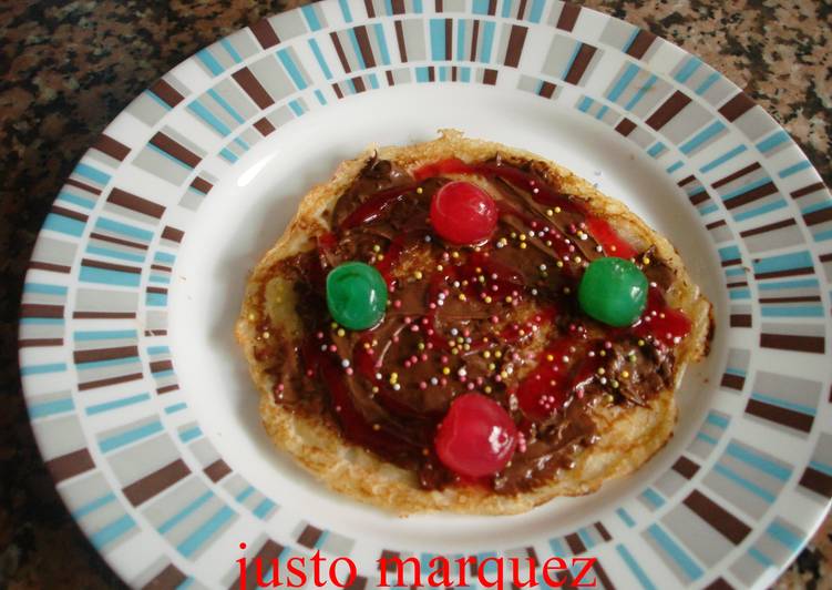 Crepes con cerezas