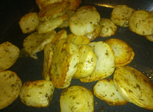 Una foto de Papas crocantes al horno