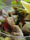Ensalada con solomillo de pato