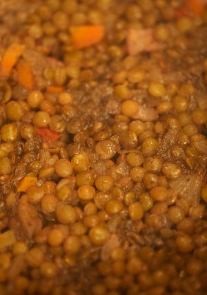 Una foto de Lentejas en olla a presión