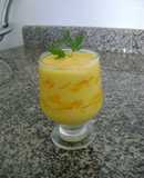Mousse de mango super sencillo