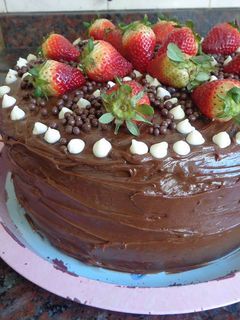 Una foto de Torta de chocolate para cumpleaños