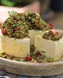 Queso y hongos al horno